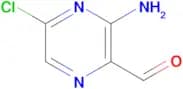 3-Amino-5-chloropyrazine-2-carbaldehyde