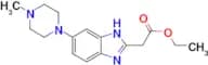 Ethyl 2-[6-(4-methylpiperazin-1-yl)-1H-1,3-benzodiazol-2-yl]acetate