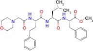 (S)-methyl 2-((S)-4-methyl-2-((S)-2-(2-morpholinoacetamido)-4-phenylbutanamido)pentanamido)-3-phen…