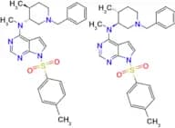 N-((3R,4S)-1-Benzyl-4-methylpiperidin-3-yl)-N-methyl-7-tosyl-7H-pyrrolo[2,3-d]pyrimidin-4-amine co…