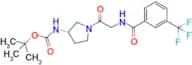 Carbamic acid, [(3S)-1-[[[3-(trifluoromethyl)benzoyl]amino]acetyl]-3-pyrrolidinyl]-, 1,1-dimethyle…