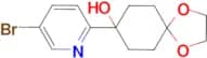8-(5-Bromopyridin-2-yl)-1,4-dioxaspiro[4.5]decan-8-ol