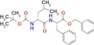 L-Phenylalanine, N-[N-[(1,1-dimethylethoxy)carbonyl]-D-leucyl]-, phenylmethyl ester