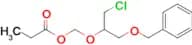 ((1-(Benzyloxy)-3-chloropropan-2-yl)oxy)methyl propionate