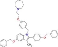 1-[[4-[2-(Hexahydro-1H-azepin-1-yl)ethoxy]phenyl]methyl]-3-methyl-5-(phenylmethoxy)-2-[4-(phenylme…