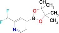 2-(Difluoromethyl)-4-(4,4,5,5-tetramethyl-1,3,2-dioxaborolan-2-yl)pyridine