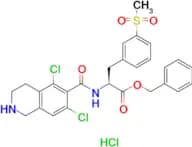 Benzyl (S)-2-(5,7-dichloro-1,2,3,4-tetrahydroisoquinoline-6-carboxamido)-3-(3-(methylsulfonyl)phen…