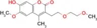 7-Hydroxy-6-methoxy-3-(2-(2-methoxyethoxy)ethyl)-4-methyl-2H-chromen-2-one