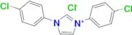 1,3-Bis(4-chlorophenyl)-1H-imidazol-3-ium chloride