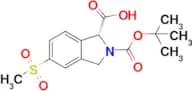 (R)-2-(tert-butoxycarbonyl)-5-(methylsulfonyl)isoindoline-1-carboxylic acid