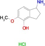 1-Amino-5-methoxy-2,3-dihydro-1H-inden-4-ol hydrochloride
