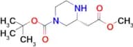 tert-Butyl (3R)-3-(2-methoxy-2-oxoethyl)piperazine-1-carboxylate