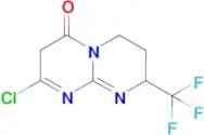 8-chloro-2-(trifluoromethyl)-2H,3H,4H,6H,7H-[1,3]diazino[1,2-a]pyrimidin-6-one