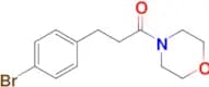 3-(4-Bromophenyl)-1-morpholin-4-ylpropan-1-one