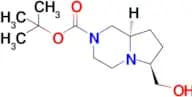 Tert-Butyl (6S,8aR)-6-(hydroxymethyl)hexahydropyrrolo[1,2-a]pyrazine-2(1H)-carboxylate