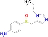 4-[[(1-Propyl-1H-imidazol-5-yl)methyl]sulfinyl]benzenamine