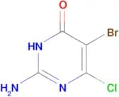 2-amino-5-bromo-6-chloro-3,4-dihydropyrimidin-4-one