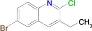 6-Bromo-2-chloro-3-ethylquinoline
