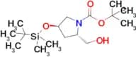 tert-Butyl (2S,4R)-4-((tert-butyldimethylsilyl)oxy)-2-(hydroxymethyl)pyrrolidine-1-carboxylate