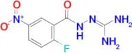 N’-(diaminomethylidene)-2-fluoro-5-nitrobenzohydrazide