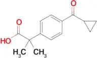 2-(4-(Cyclopropanecarbonyl)phenyl)-2-methylpropanoic acid