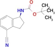 tert-Butyl N-[(1S)-4-cyano-2,3-dihydro-1H-inden-1-yl]carbamate