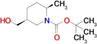 tert-Butyl (2R,5S)-5-(hydroxymethyl)-2-methylpiperidine-1-carboxylate