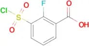 3-(Chlorosulfonyl)-2-fluorobenzoic acid