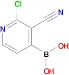 (2-Chloro-3-cyanopyridin-4-yl)boronic acid