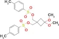 (3,3-Dimethoxy-1-{[(4-methylbenzenesulfonyl)oxy]methyl}cyclobutyl)methyl 4-methylbenzene-1-sulfona…