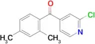 (2-Chloropyridin-4-yl)(2,4-dimethylphenyl)methanone