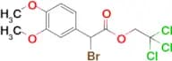 2,2,2-Trichloroethyl 2-bromo-2-(3,4-dimethoxyphenyl)acetate