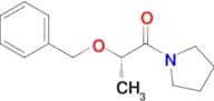 (2S)-2-Phenylmethoxy-1-pyrrolidin-1-ylpropan-1-one