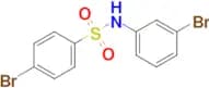 4-Bromo-N-(3-bromophenyl)benzenesulfonamide