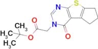Tert-Butyl 2-(4-oxo-4,5,6,7-tetrahydro-3H-cyclopenta[4,5]thieno[2,3-d]pyrimidin-3-yl)acetate