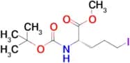 Methyl (S)-2-((tert-butoxycarbonyl)amino)-5-iodopentanoate