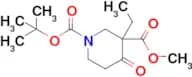1-tert-Butyl 3-methyl 3-ethyl-4-oxopiperidine-1,3-dicarboxylate