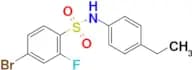 4-Bromo-N-(4-ethylphenyl)-2-fluorobenzenesulfonamide