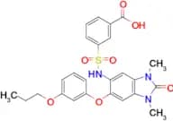 3-(N-(1,3-Dimethyl-2-oxo-6-(3-propoxyphenoxy)-2,3-dihydro-1H-benzo[d]imidazol-5-yl)sulfamoyl)benzo…
