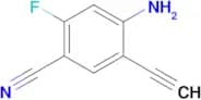4-Amino-5-ethynyl-2-fluorobenzonitrile