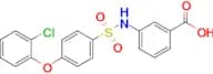 3-((4-(2-Chlorophenoxy)phenyl)sulfonamido)benzoic acid