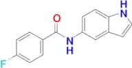 4-Fluoro-N-(1H-indol-5-yl)benzamide