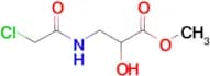 Methyl 3-(2-chloroacetamido)-2-hydroxypropanoate