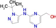 (6-((1-(tert-Butyl)-1H-pyrazol-5-yl)amino)pyrazin-2-yl)methanol