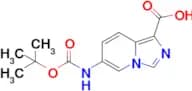 6-((tert-Butoxycarbonyl)amino)imidazo[1,5-a]pyridine-1-carboxylic acid