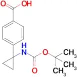 4-(1-((tert-Butoxycarbonyl)amino)cyclopropyl)benzoic acid