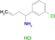 1-(3-Chlorophenyl)but-3-en-1-amine hydrochloride