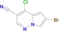 6-Bromo-4-chloropyrrolo[1,2-b]pyridazine-3-carbonitrile