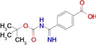 4-(N-(tert-Butoxycarbonyl)carbamimidoyl)benzoic acid