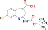 8-Bromo-2-((tert-butoxycarbonyl)amino)-3H-benzo[b]azepine-4-carboxylic acid